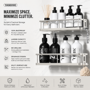 YASONIC Shower Caddy Adhesive